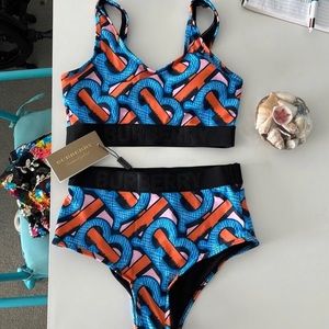 Burberry Monogram Bikini Size Small
